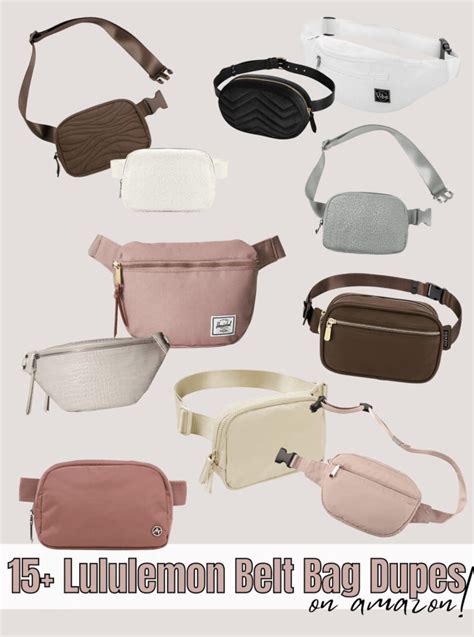 dupe lulu belt bag|best lululemon dupe belt bag.